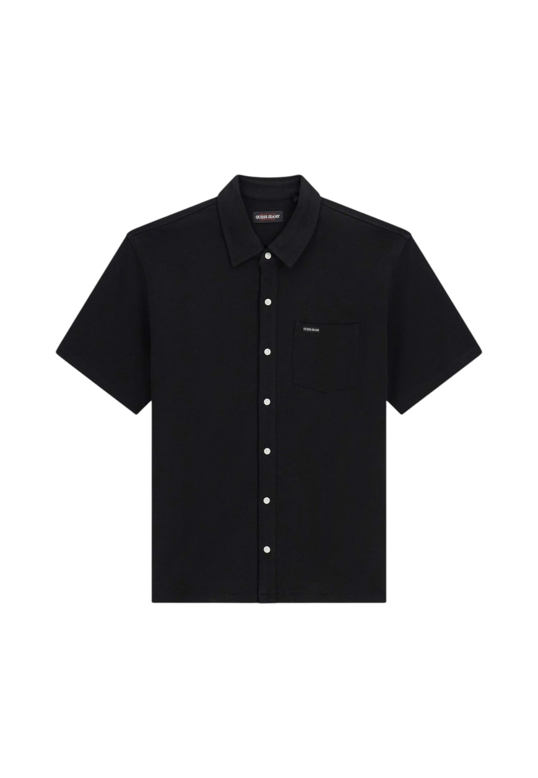 Camicia Manica Corta Uomo Guess  Gj Reg Slub Pique M6GP02KE731