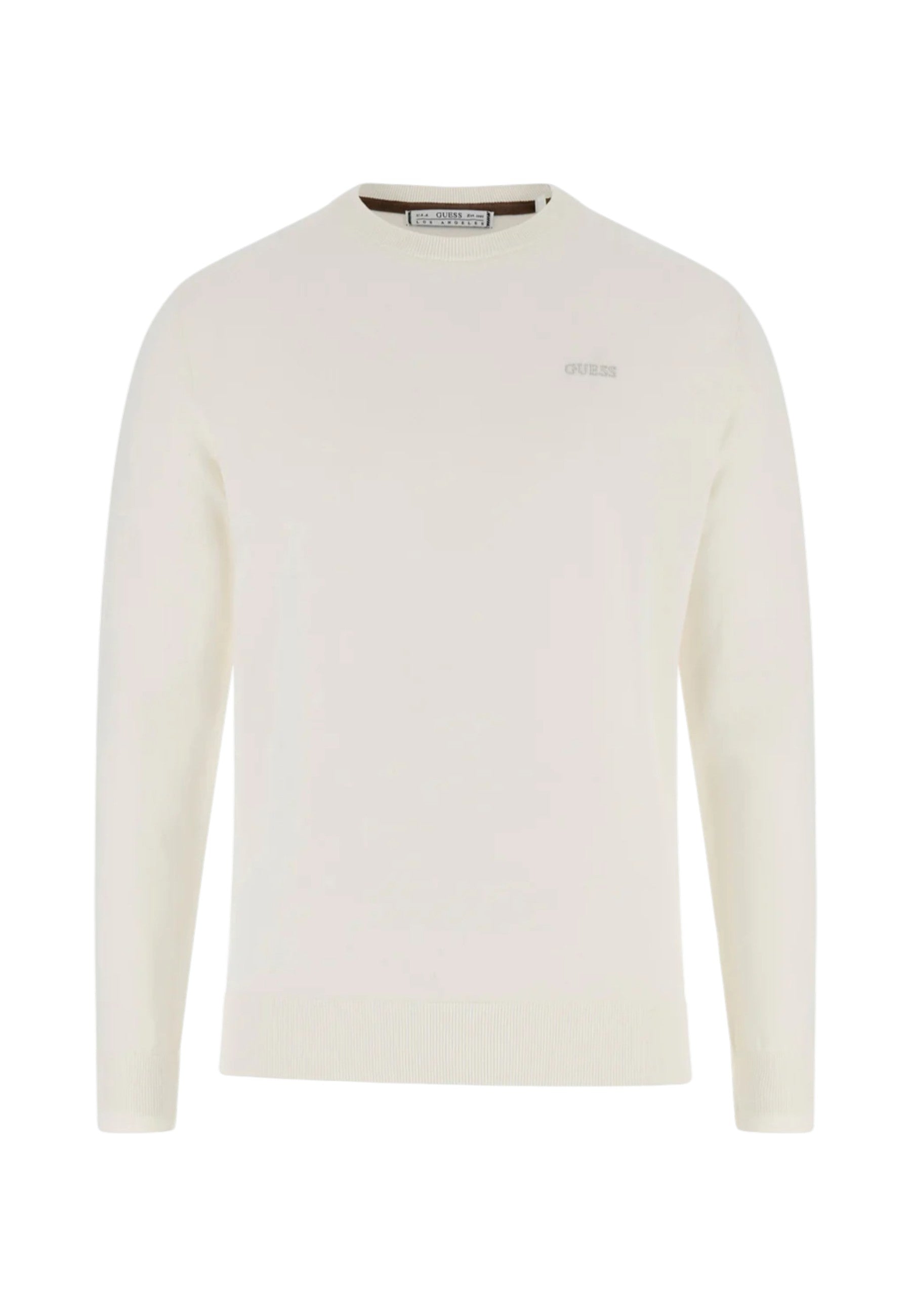 Maglia A Girocollo Uomo Guess  Kalil Logo Embro M6RR17Z4451