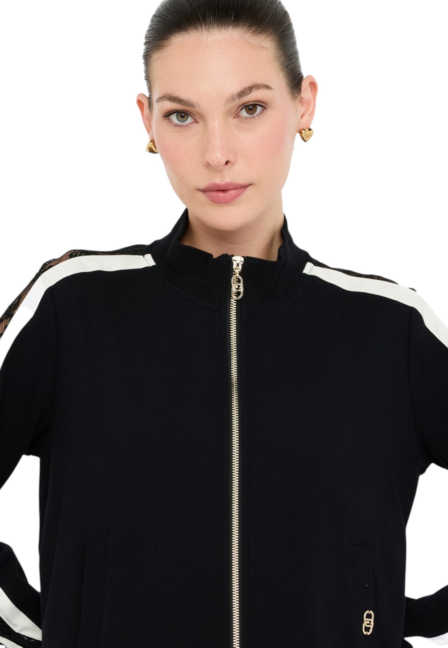 Felpa Con Zip Donna Liu Jo   TF5006J4523