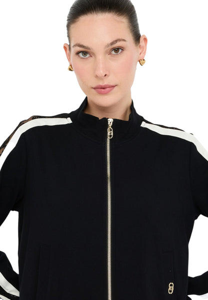 Felpa Con Zip Donna Liu Jo   TF5006J4523