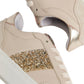 Sneakers Basse Donna Nero Giardini In Pelle Con Banda Glitter  E633593F