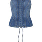 Top  Donna Liu Jo Bustier In Denim Liu Jo feat ELODIE UA6506D0399