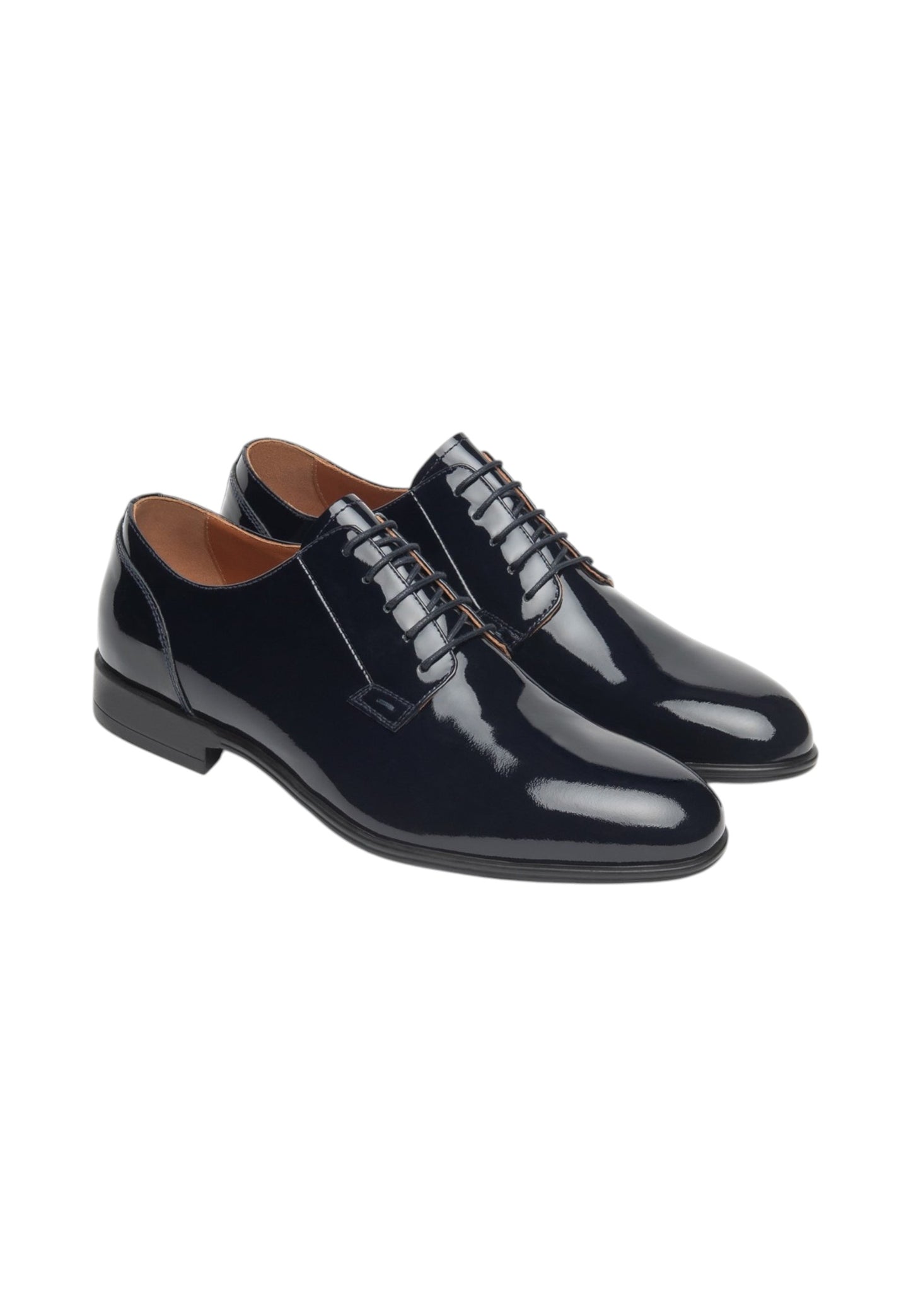 Stringate Basse Uomo Nero Giardini In Vernice  E600121UE