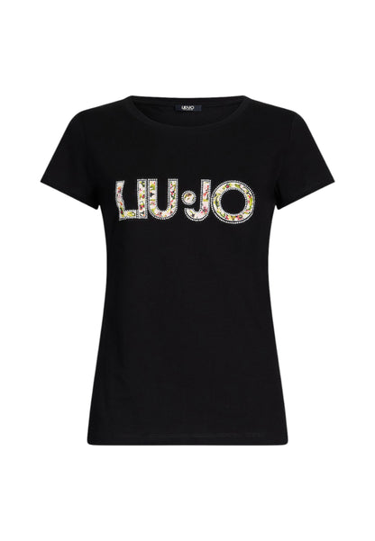T-Shirt Manica Corta Donna Liu Jo  Flowers