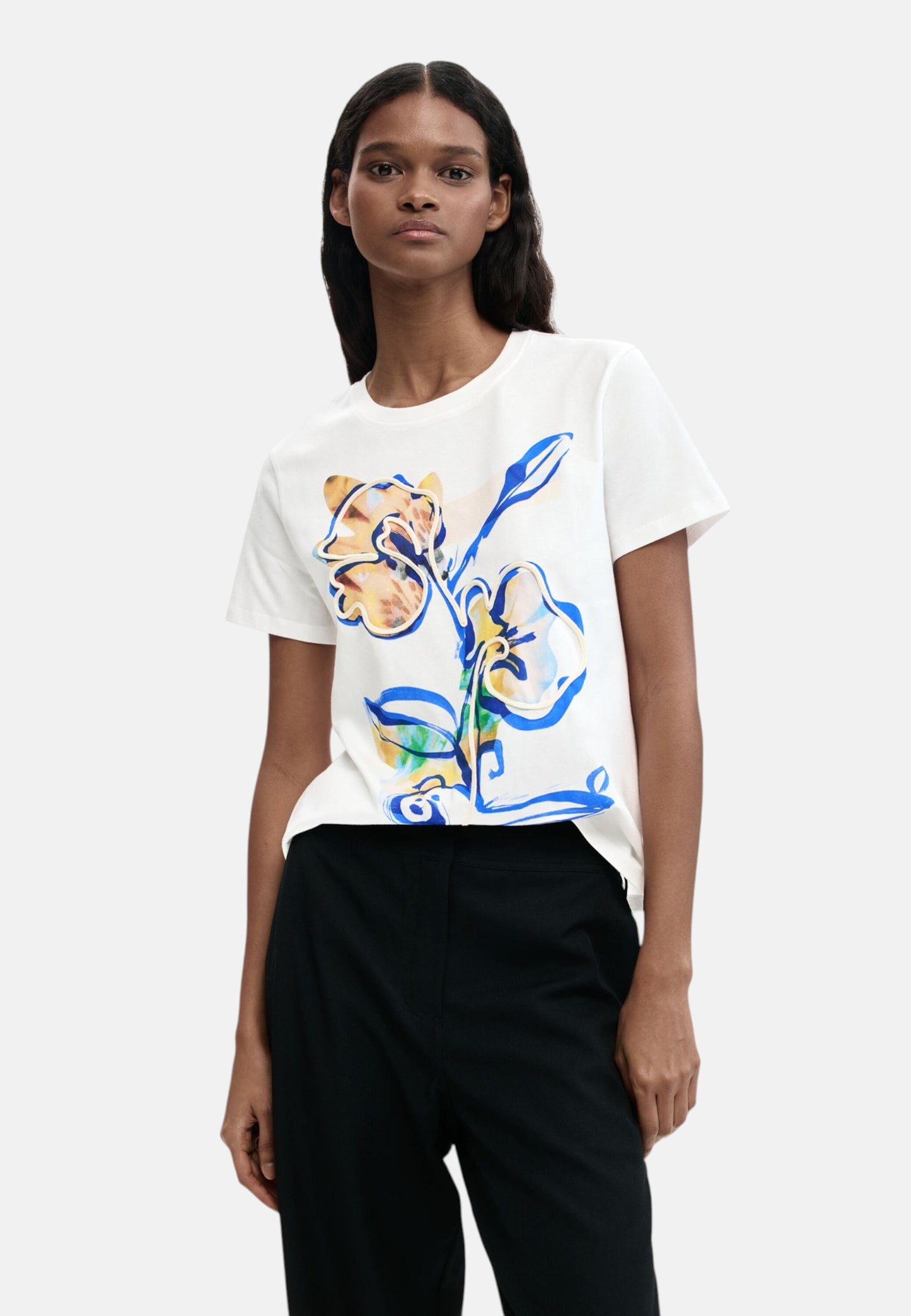 T-Shirt Manica Corta Donna Desigual  Zurich 26SWTK38