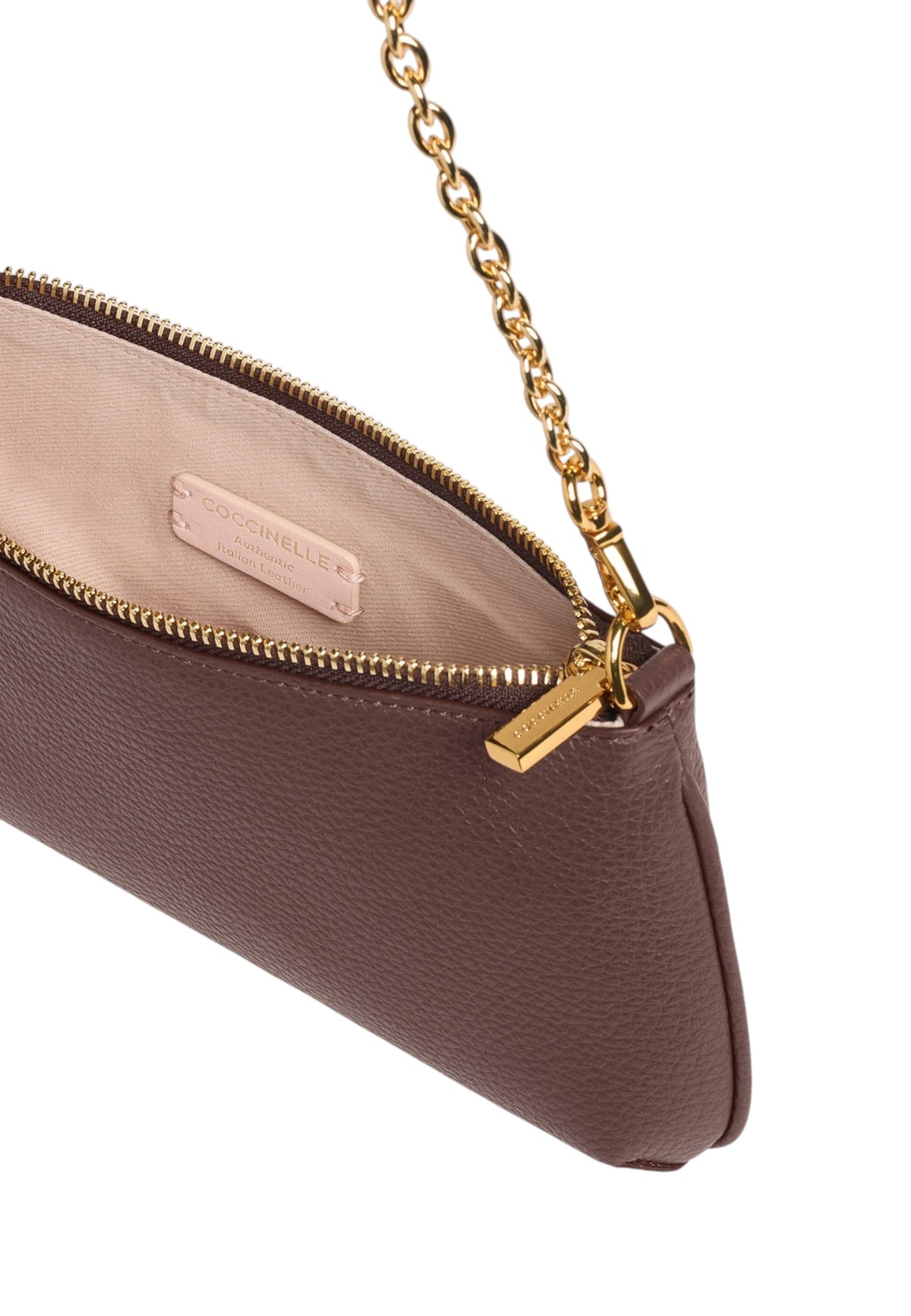 Borsa A Tracolla Donna Coccinelle Mini Bag, Pelle con grana, Con catena C-Me Chain E5VG5520101