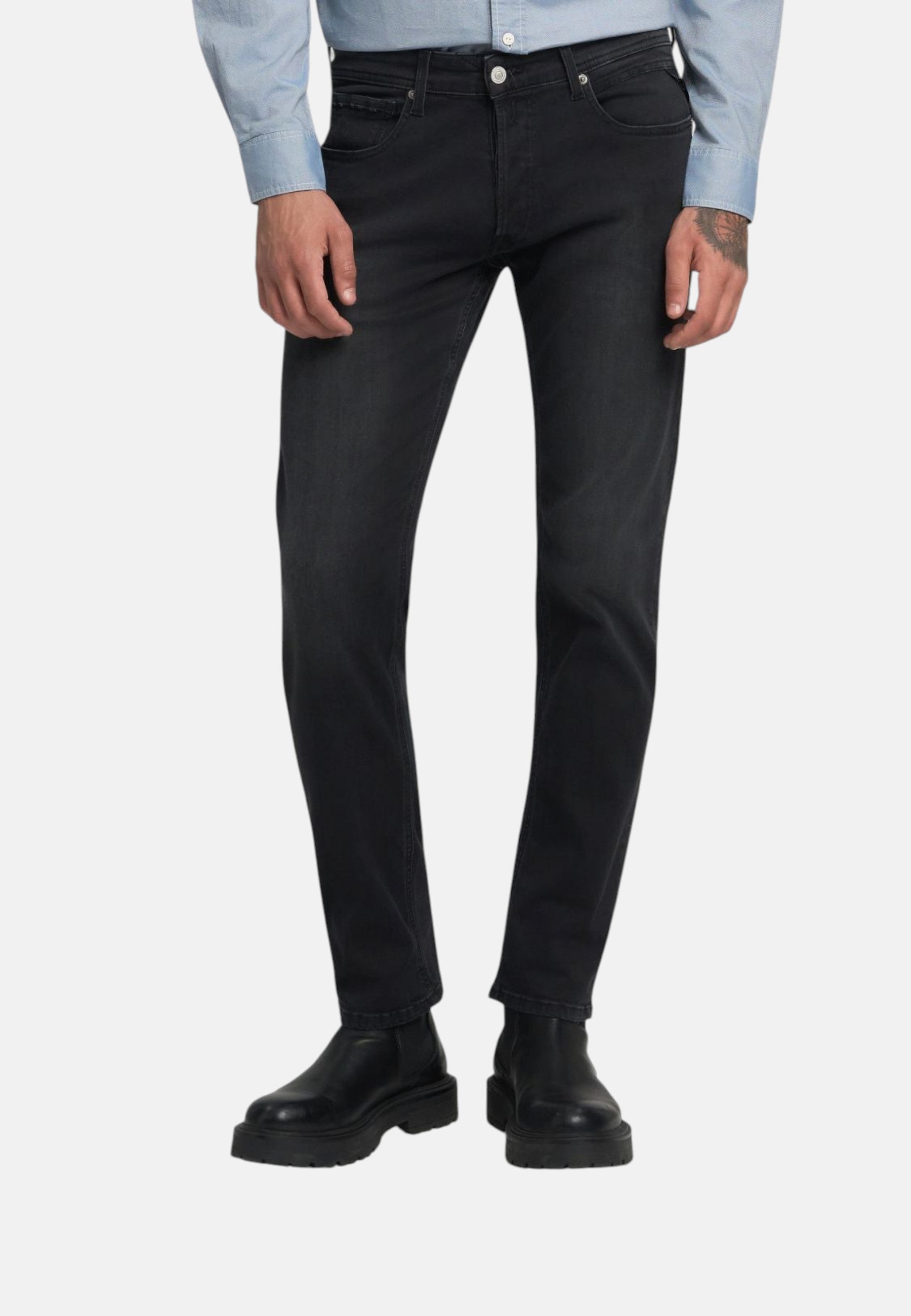 Jeans Straight Fit Uomo Replay  Grover MA972 .000.103 C36