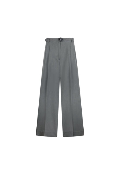 Pantaloni  Donna Liu Jo Palazzo Con Pieghe  MF5269TS224