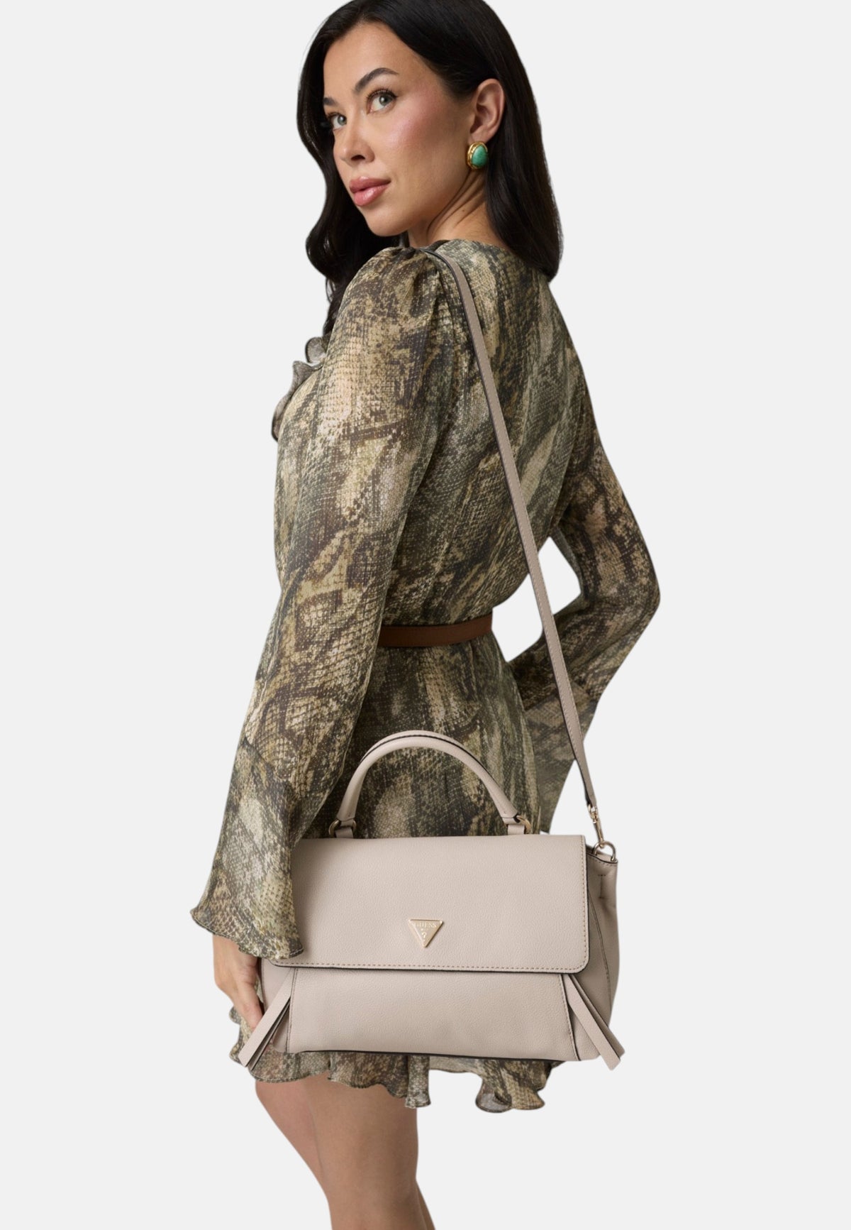 Borsa A Mano Donna Guess Top Handle Flap Devon HWBG9745200