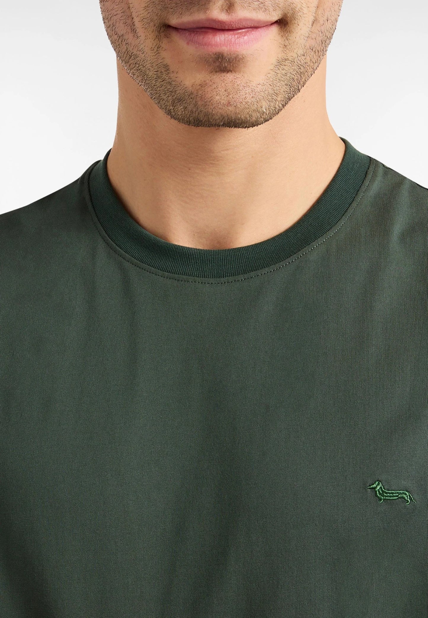 T-Shirt Manica Corta Uomo Harmont & Blaine Fit Relaxed Tinta Unita  IXQ243021771