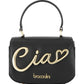 Borsa A Mano Donna Braccialini A Bauletto, Singolo con tracolla removibile e regolabile, Chiusura con clip, Due tasche interne, una con zip e una aperta, Accessorio Ciao in metallo, Dimensioni: 20 x 7.5 x 14 Cm Ciao B19340PP