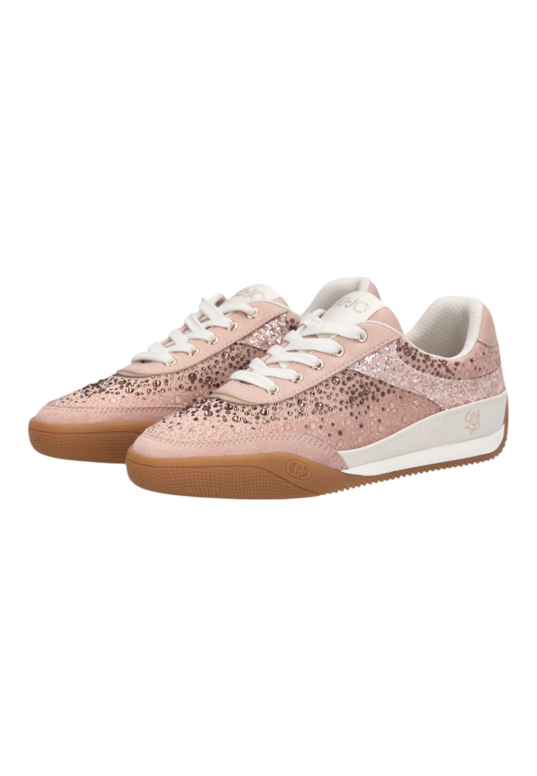 Sneakers Basse Donna Liu Jo In Microfibra/Strass Lewis 04 BA6093TX364