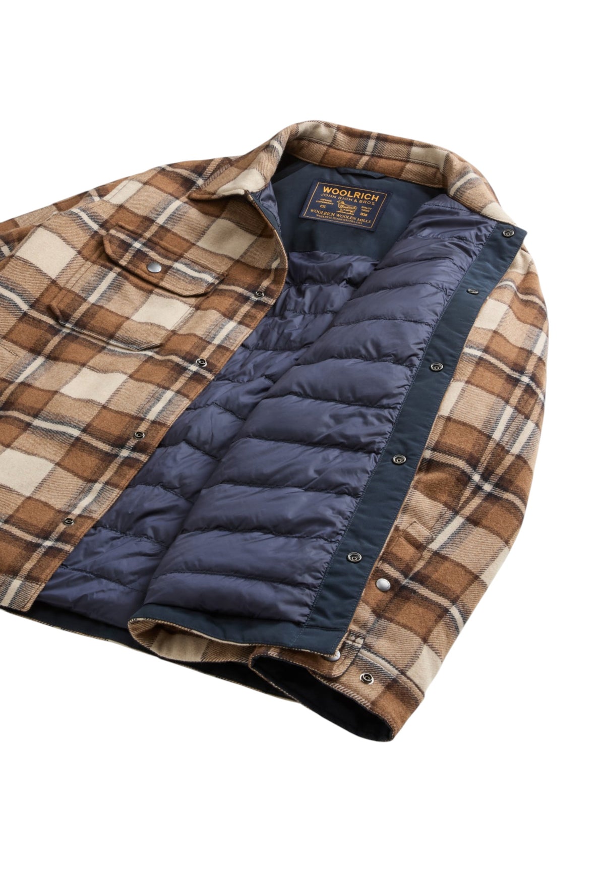 Giacca Invernale Uomo Woolrich  Wool Check Alaskan CFWOOS2018MBUT3046