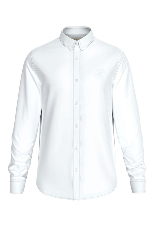 Camicia Manica lunga Uomo Calvin klein Jeans  Slim Stretch J30J324614
