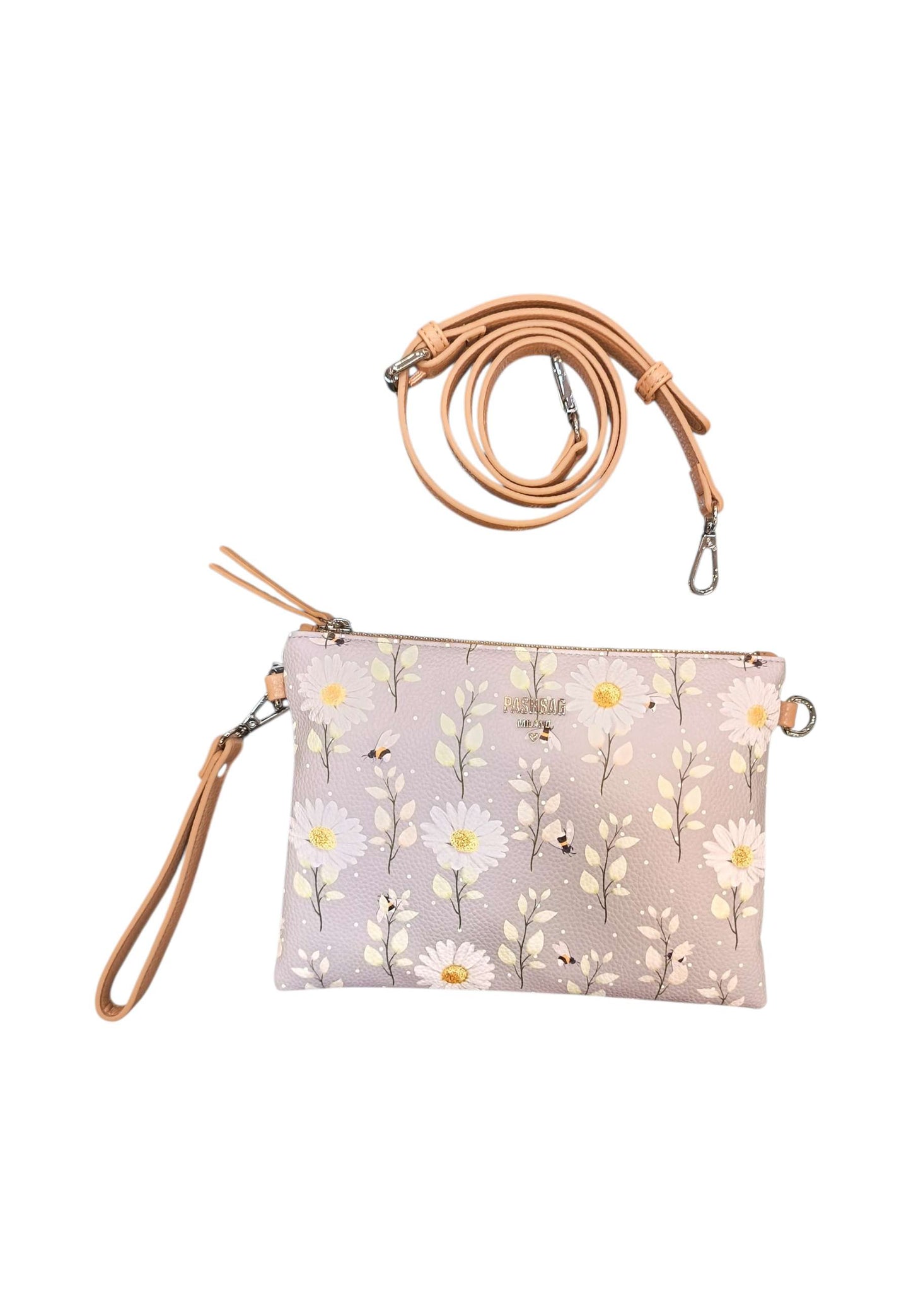 Clutch  Donna Pashbag Stampa Fiori Neverending Sophie-Neverending