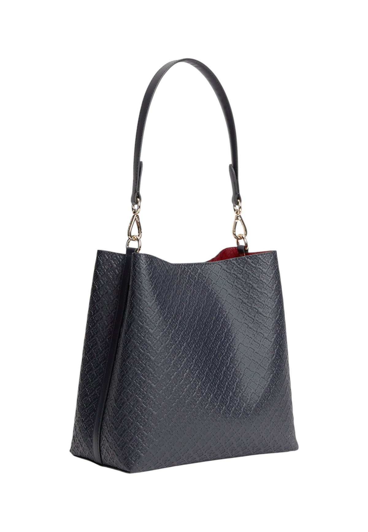 Borsa A Spalla Donna Tommy Hilfiger Shoulder Bag Mono Th Icon AW0AW19000