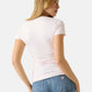 T-Shirt Manica Corta Donna Guess  Flowers Triangle W6RI23J1314