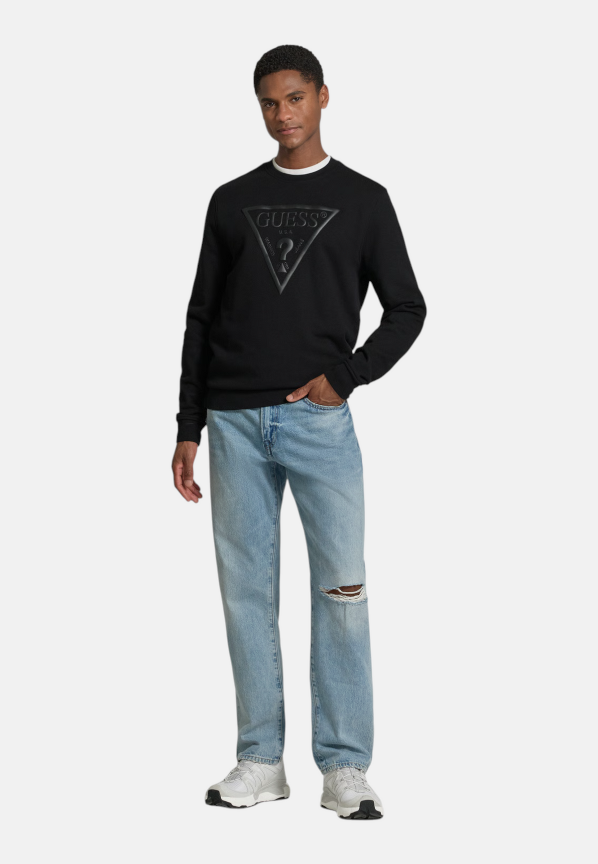 Felpa A Girocollo Uomo Guess  Audley M6YQ37K4103