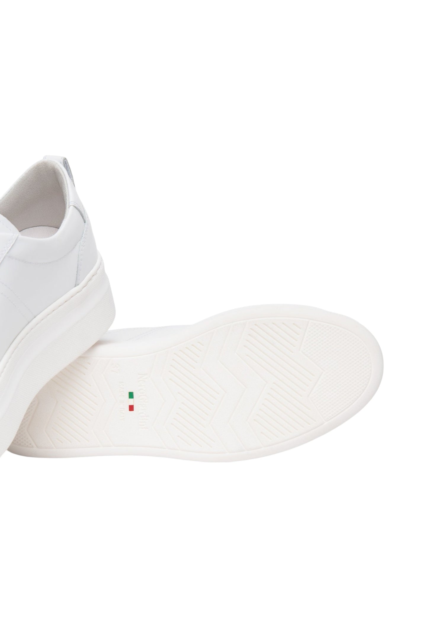 Sneakers Basse Donna Nero Giardini In Pelle Con Applicazione Gioiello Decorativa  E615311D