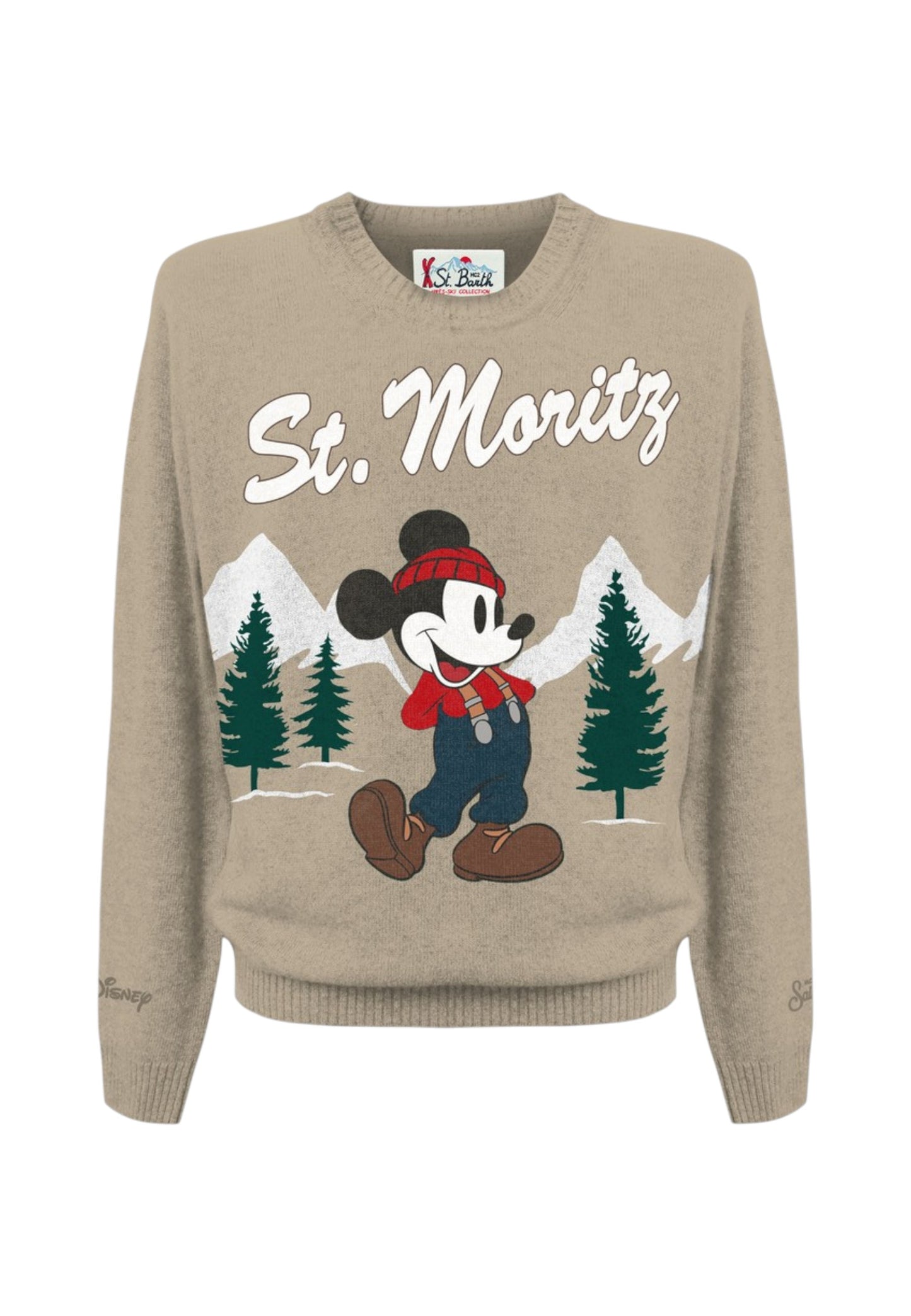 Maglione A Girocollo Uomo Mc2 Saint Barth Moritz Mickey Wood Heron C HER0011