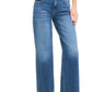 Jeans Wide Leg Donna Liu Jo Vita Bassa Bone UF5139D0287