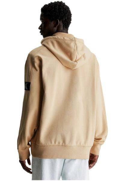 Felpa Con Zip Uomo Calvin klein Jeans Con Cappuccio Badge Hwk J30J324956