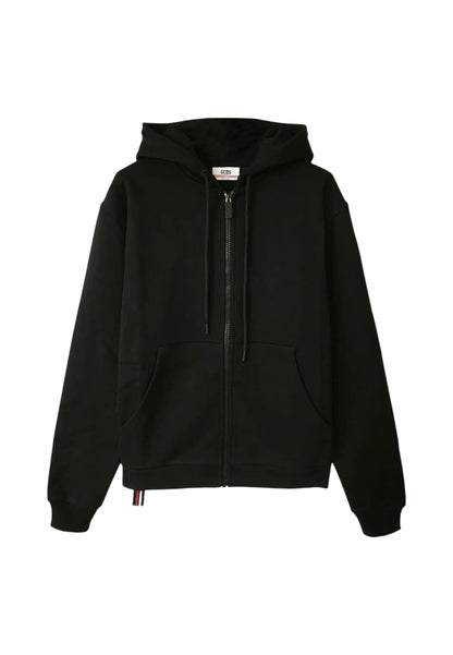 Felpa Con Zip Uomo Gcds Con Cappuccio Logo Tape  B2EM1900JD1