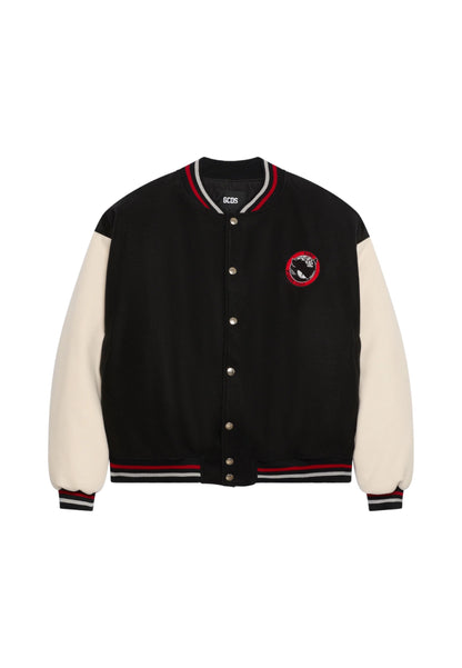 Giacca Bomber Uomo Gcds Kittho Patch Varsity Kittho Patch Varsity B2CM0905MA3