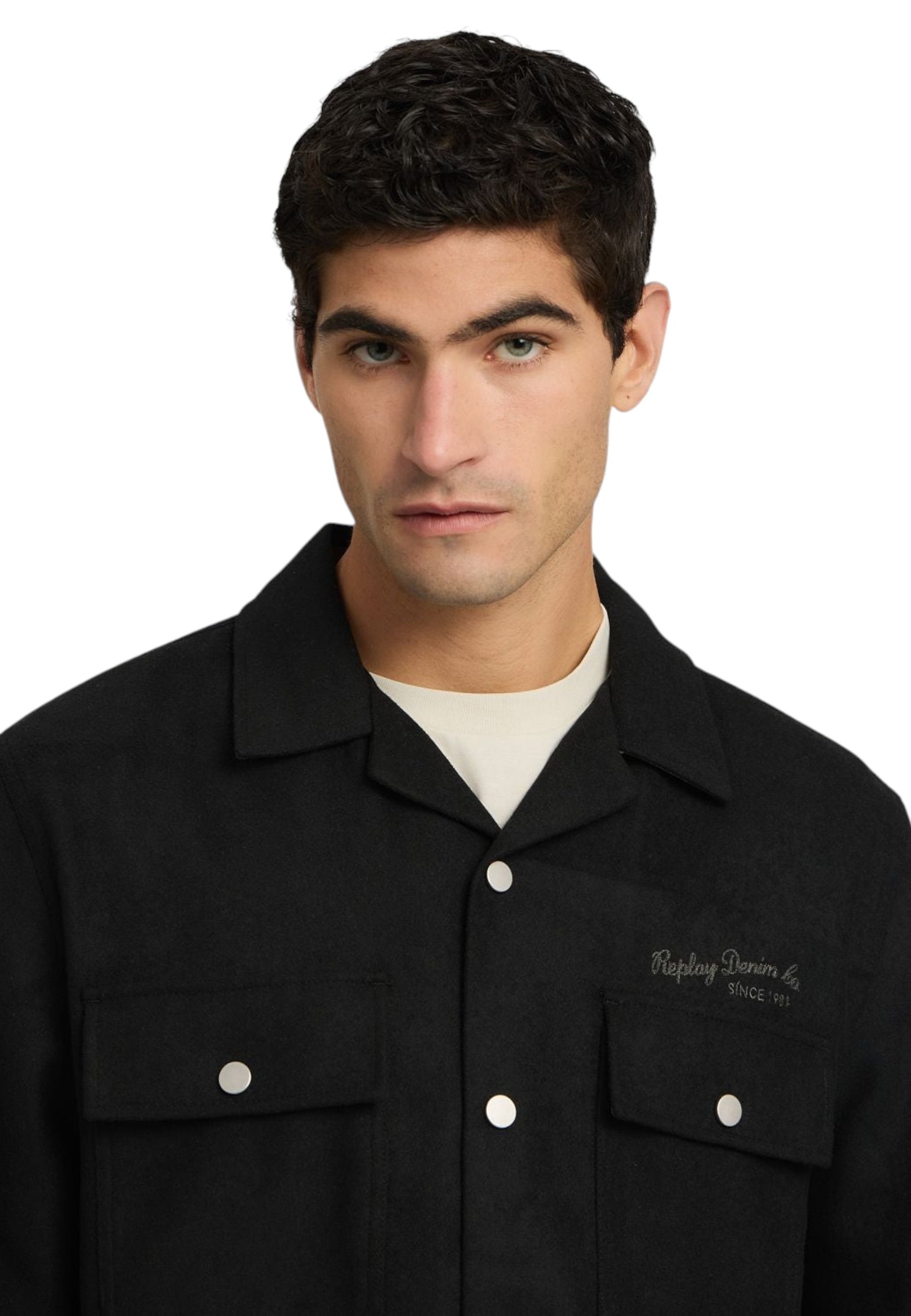 Giacca Invernale Uomo Replay In Misto Lana  M8496 .000.85344