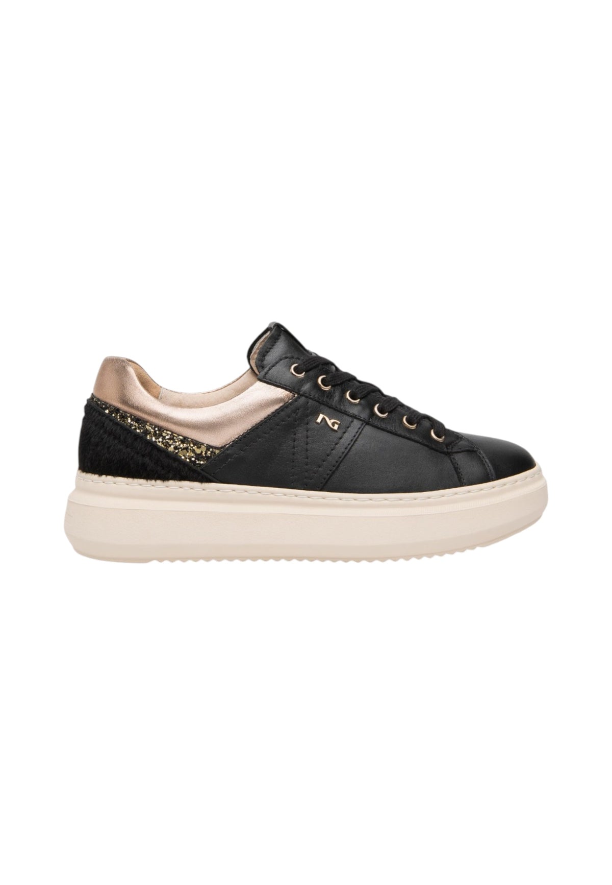 Sneakers  Donna Nero Giardini  Guanto T.Patty T.Glitter Gr.Top Sab Lunare I617430D