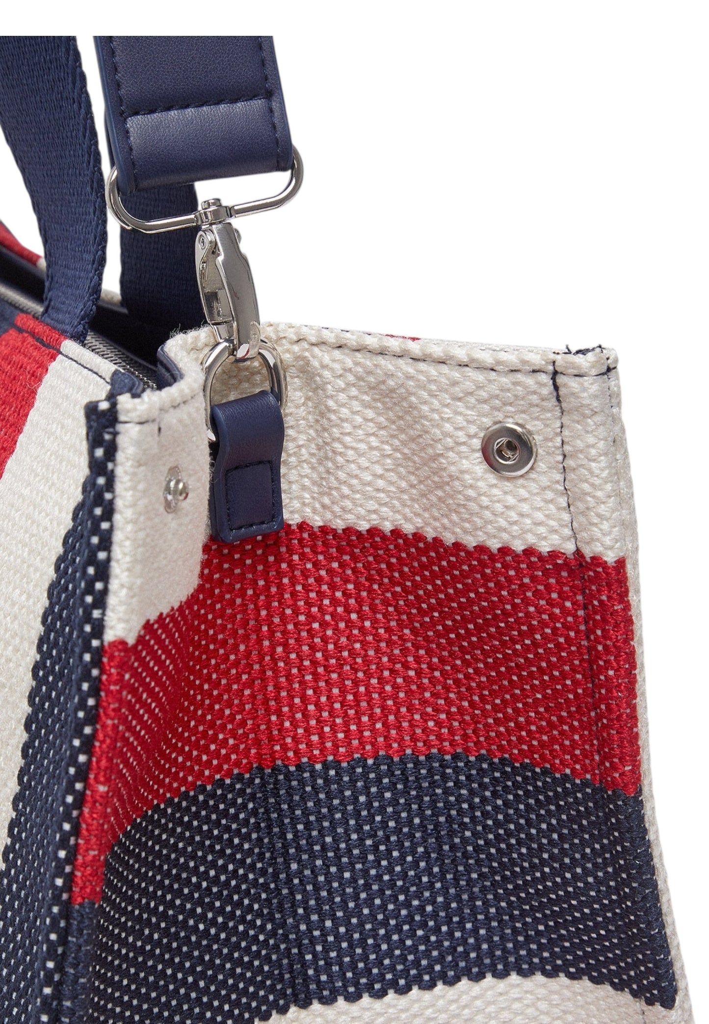 Borsa A Mano Donna Liu Jo Large Striped Canvas Tote Bag  2A6026T2176