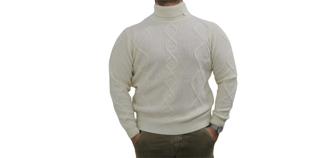 Maglione Collo Alto Uomo Cashmere Company   IU202207