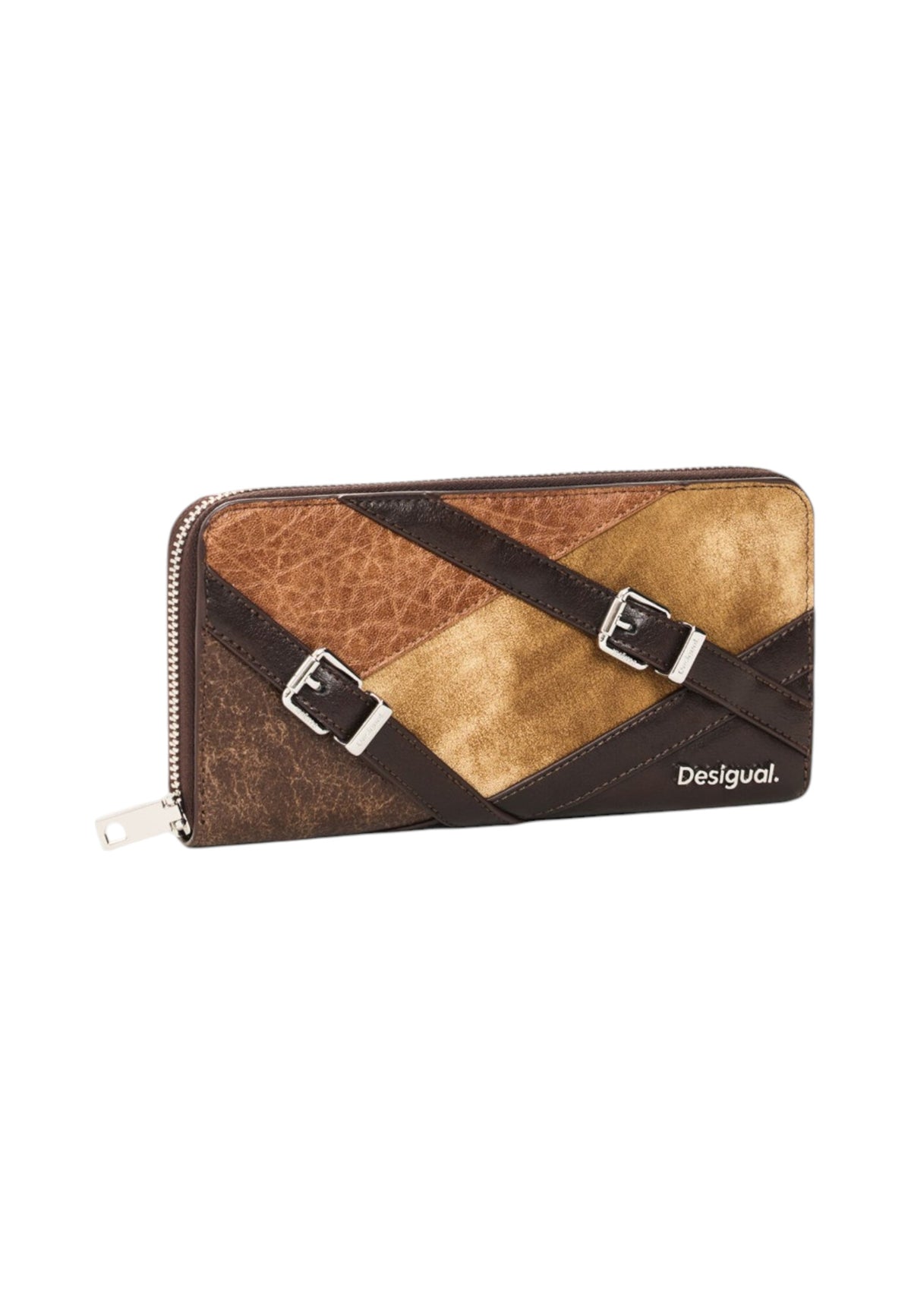 Portafoglio Con Zip Donna Desigual Effetto Pelle Aurea Fiona 26WAYP20