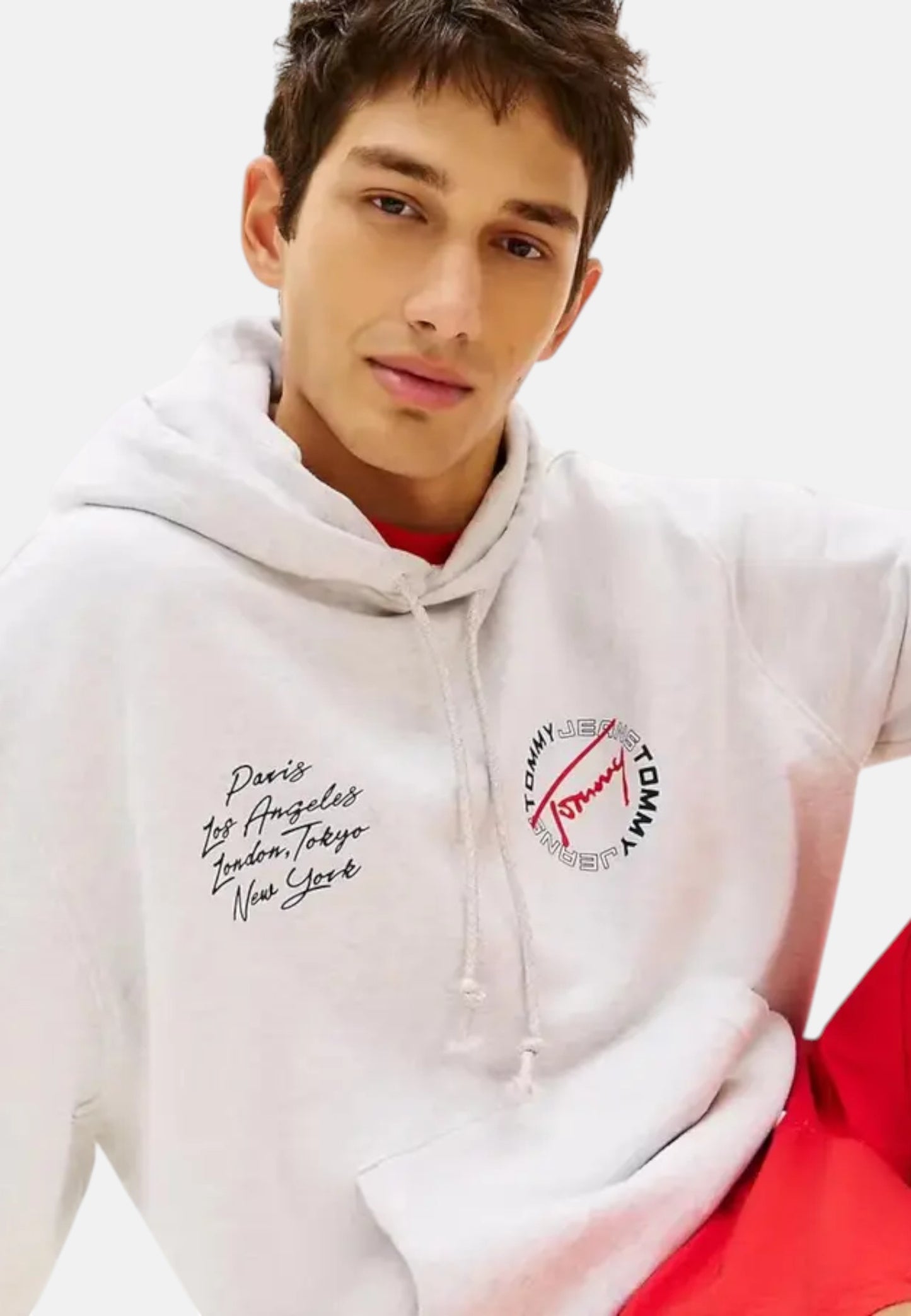 Felpa Con Cappuccio Uomo Tommy Jeans  Tjm Rlx Dna Play Ho DM0DM22683