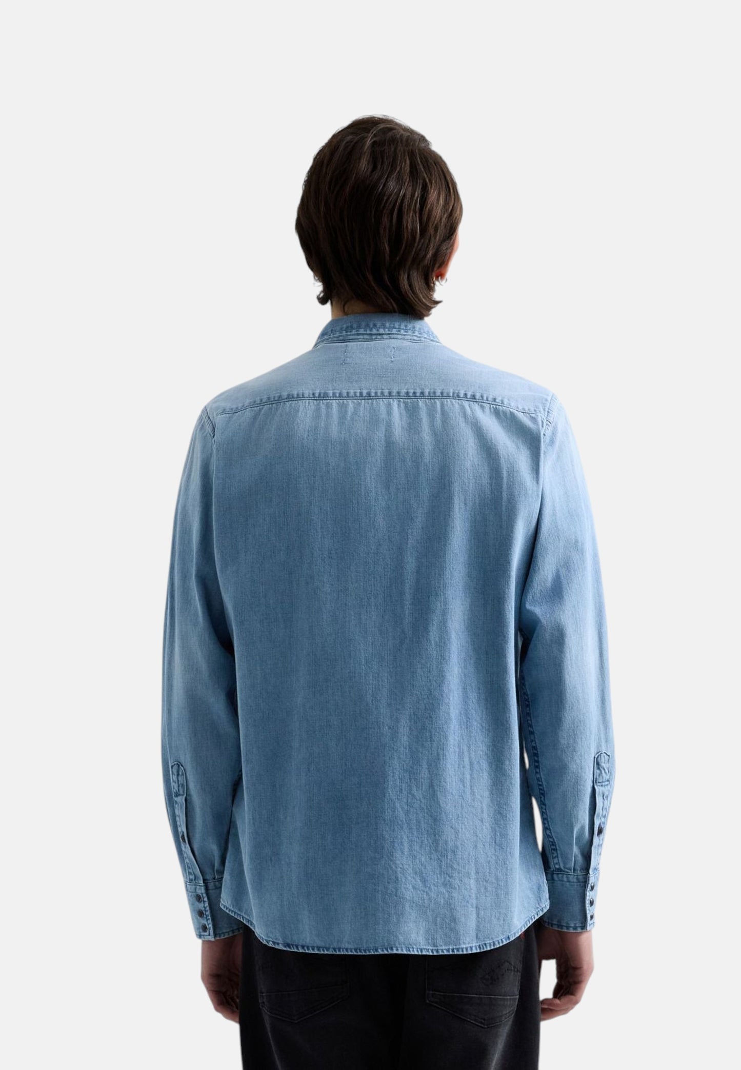 Camicia Manica lunga Uomo Replay In Denim Con Ricamo  M4860T.000.26C 12B