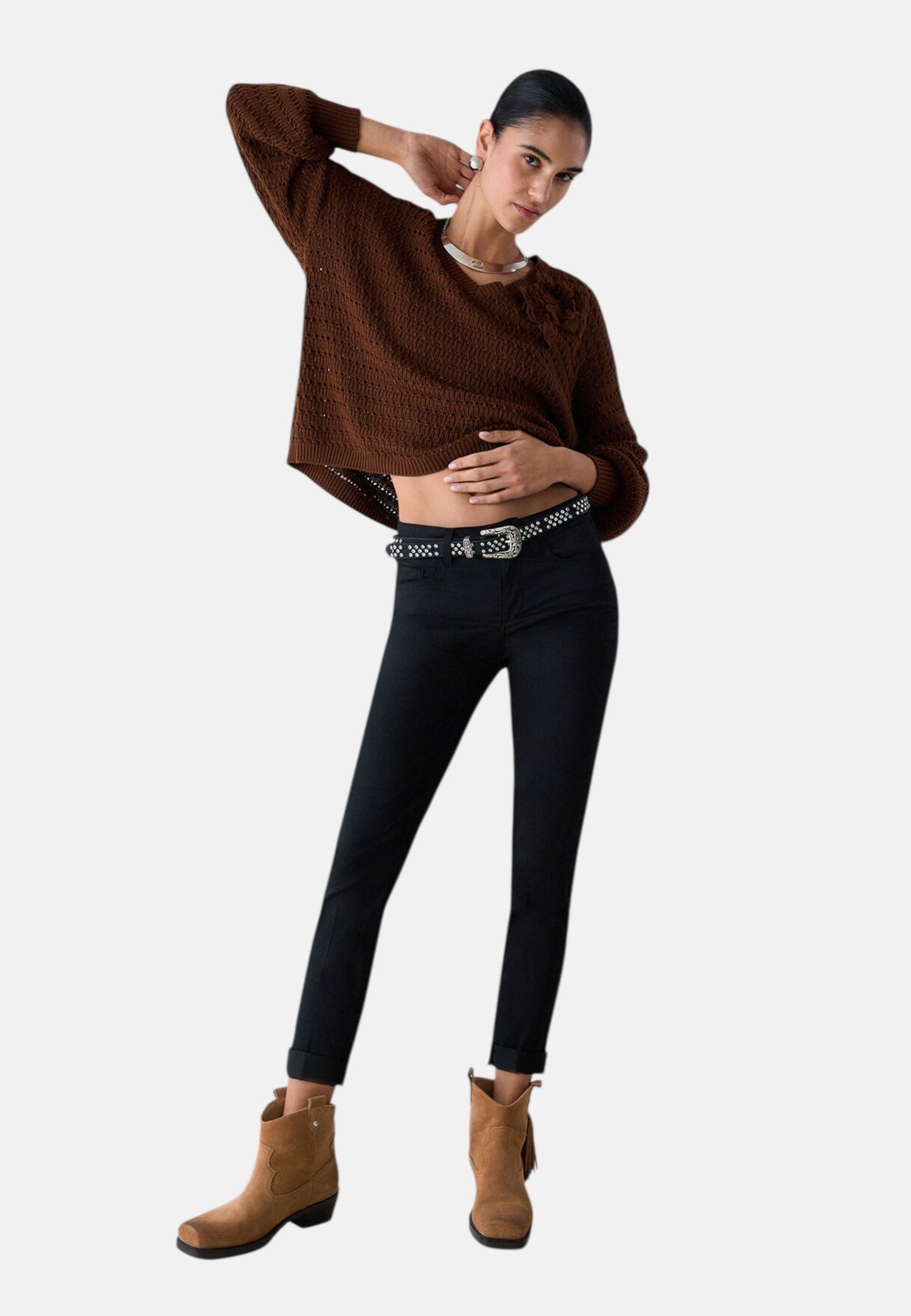 Pantaloni Skinny Fit Donna Liu Jo Vita Regolare Monroe WA6255T7144