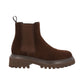 Stivaletti Chelsea Uomo Frau Pelle scamosciata, Suola chunky carrarmato, Sottopiede fisso, Suola leggera, Made in Italy Softy A78C3