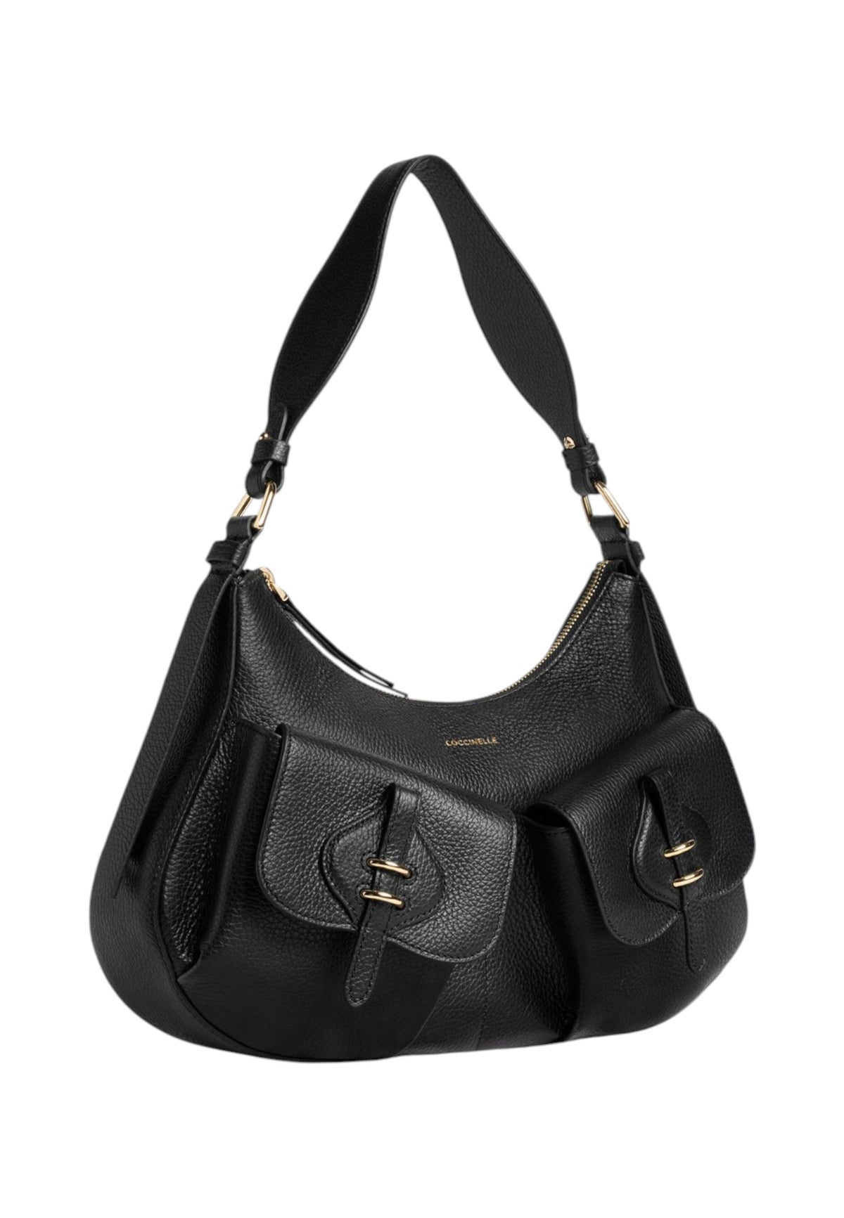 Borsa A Spalla Donna Coccinelle Pelle con grana, Con tasca Mavery Pocket E1VGK120101