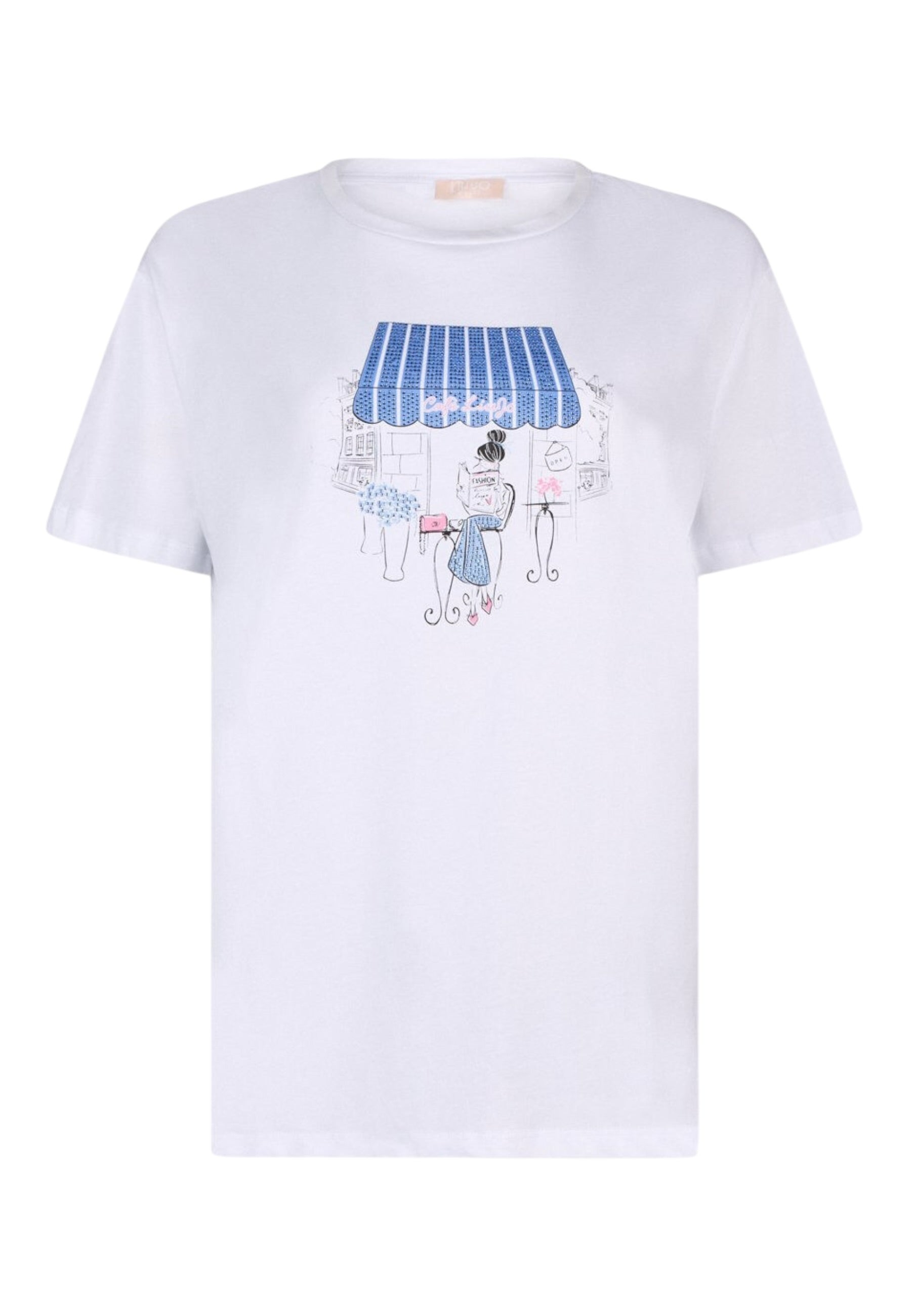 T-Shirt Manica Corta Donna Liu Jo Cafe Liujo Eco Line WA6502JS923