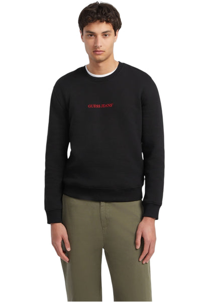 Felpa A Girocollo Uomo Guess  Gj Slim Logo Emb M4YQ19K9V31