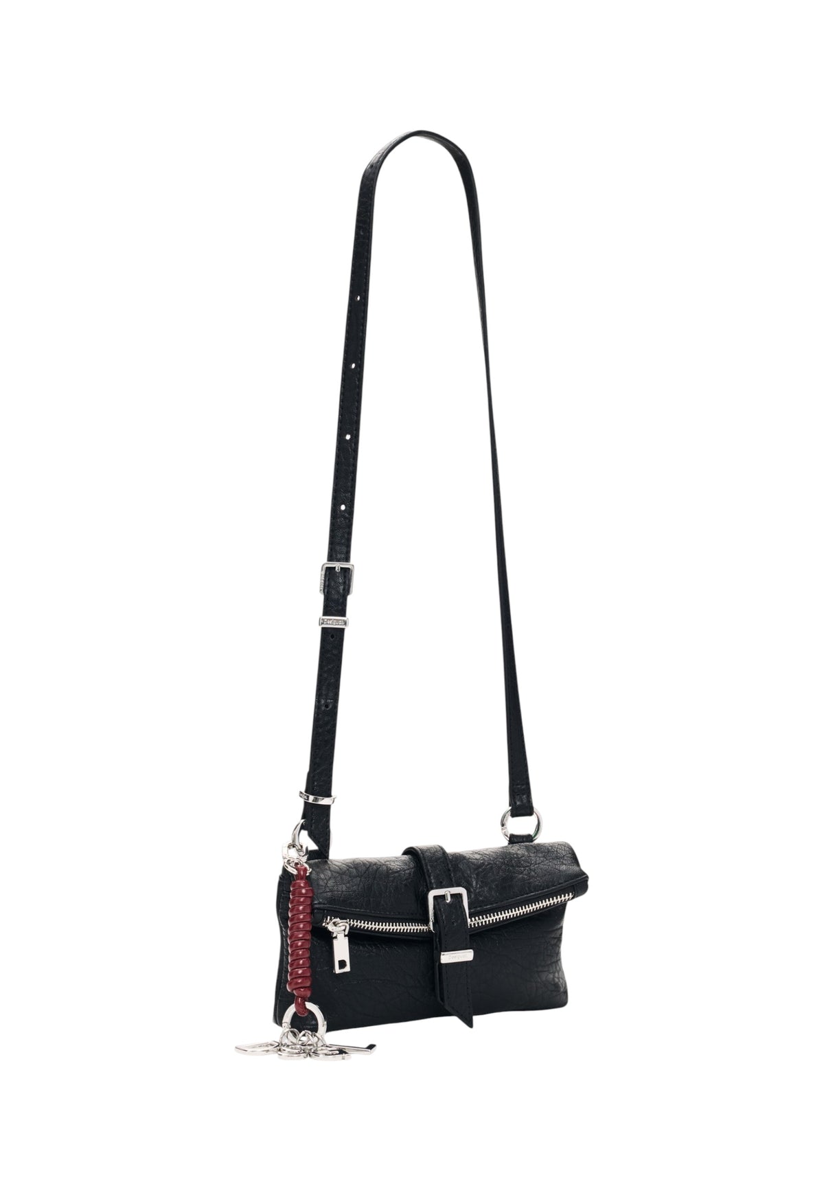 Portafoglio Con Portamonete Donna Desigual  Mone Half Logo Clutch Micro Black 26WAYP03