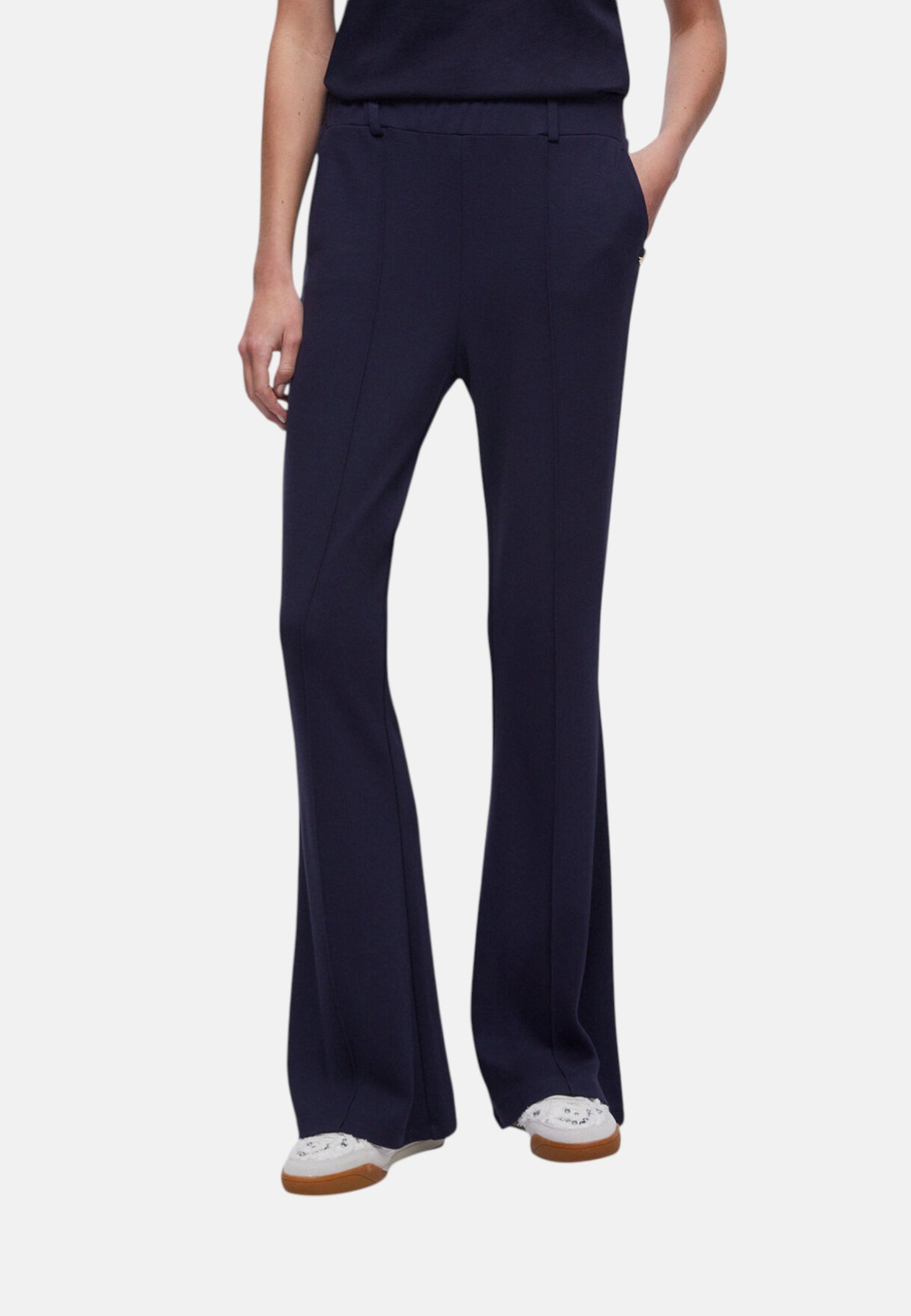 Pantaloni Flare Fit Donna Liu Jo In Punto Milano Eco Line TA6024JS182