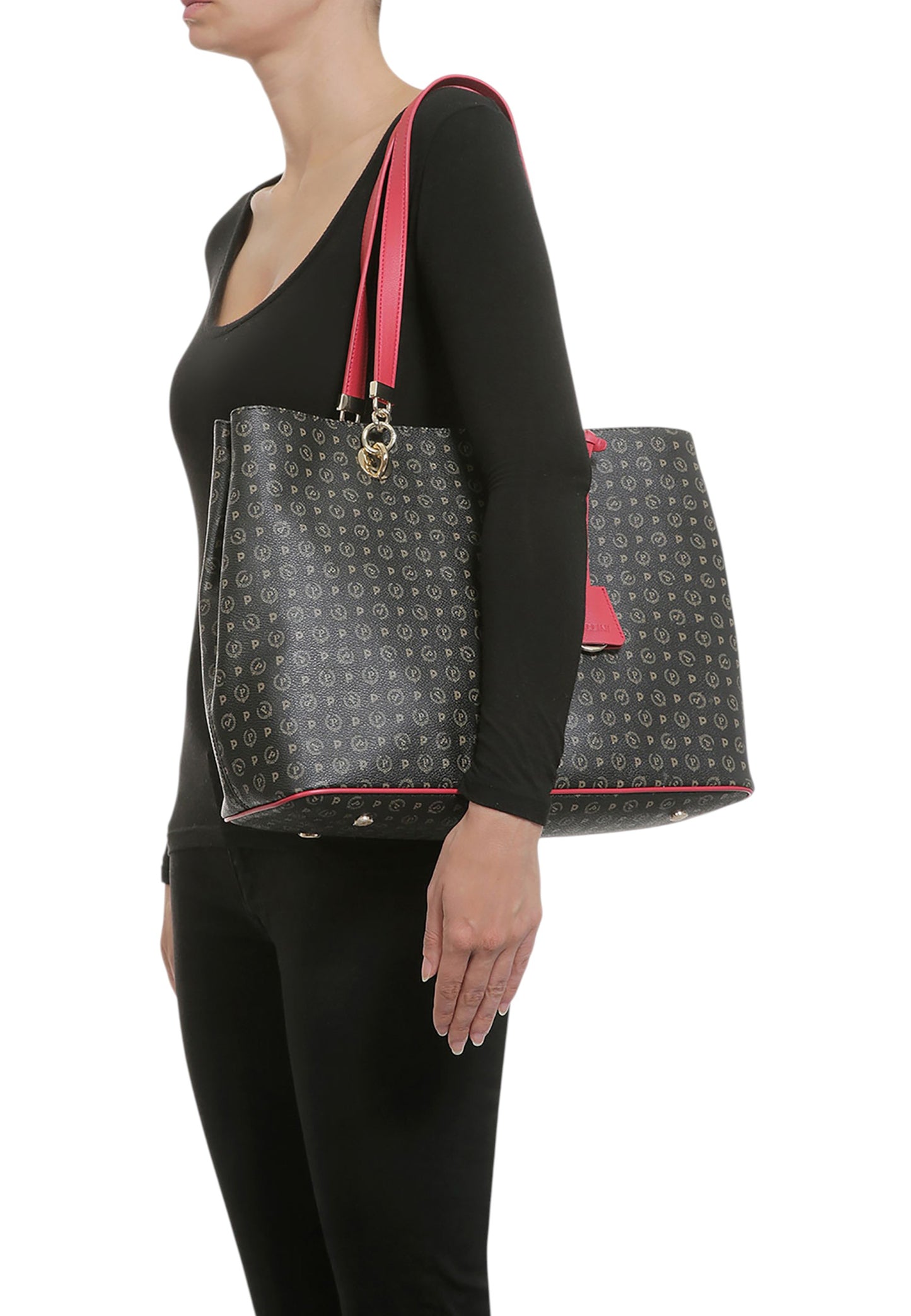 Borsa A Spalla Donna Pollini Nero  TE8407PP02Q