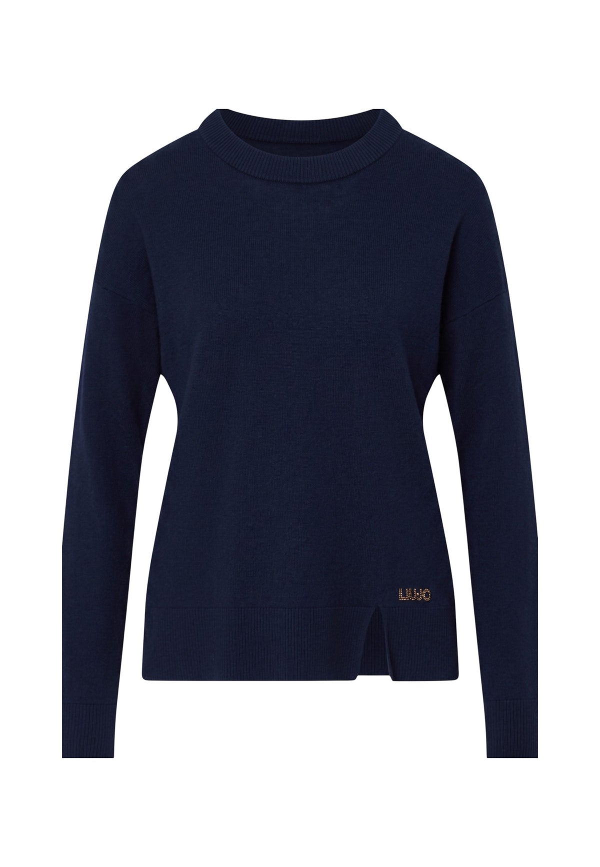 Maglia A Girocollo Donna Liu Jo Con Spacchi Laterali  WF6418MA16R