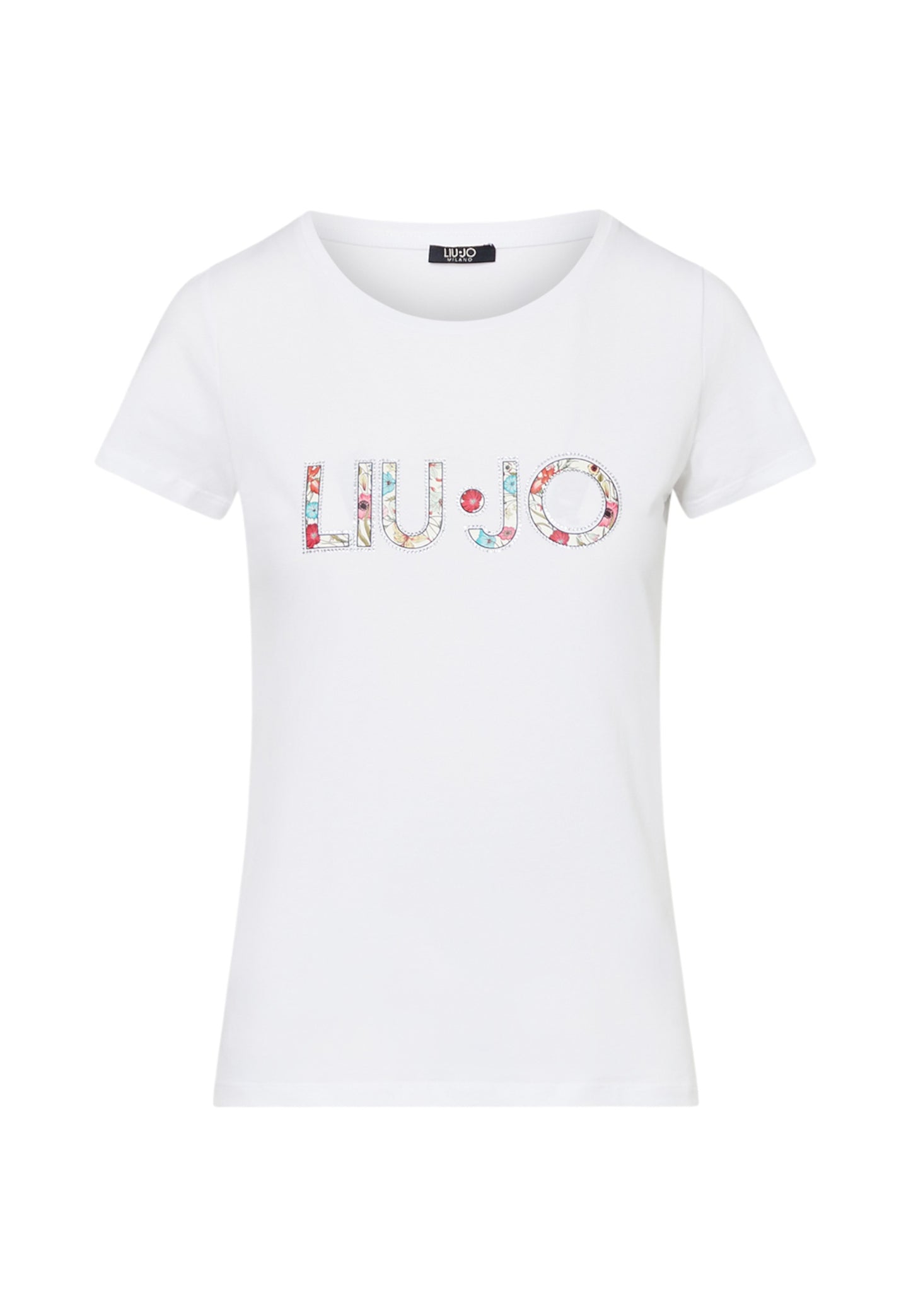 T-Shirt Manica Corta Donna Liu Jo Flowers Eco Line VA6169JS003