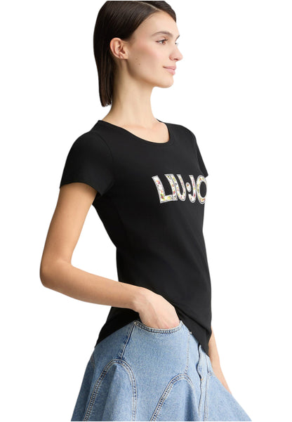 T-Shirt Manica Corta Donna Liu Jo  Flowers