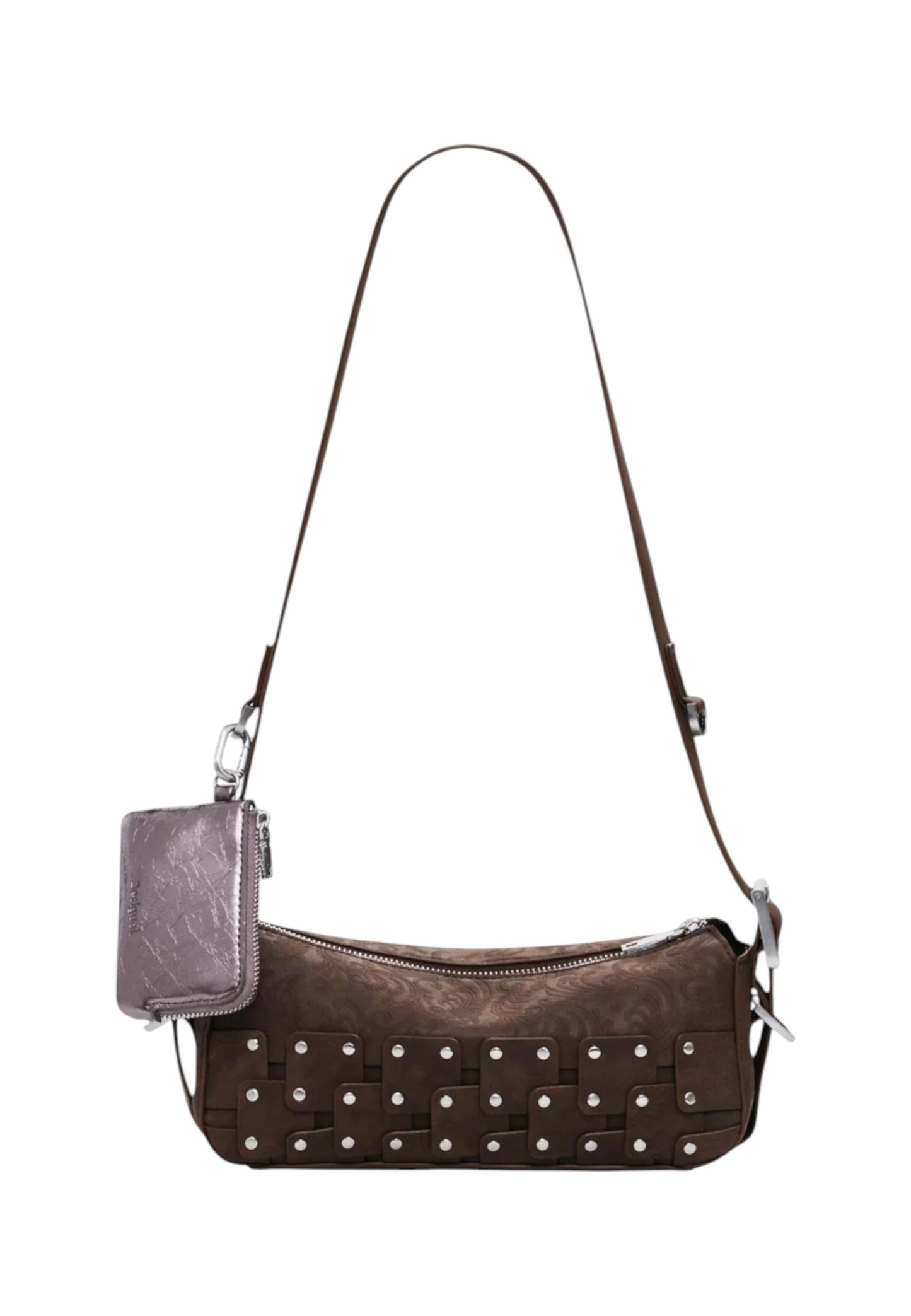 Borsa A Spalla Donna Desigual  New Patch 1 Choco 25WAXPBO