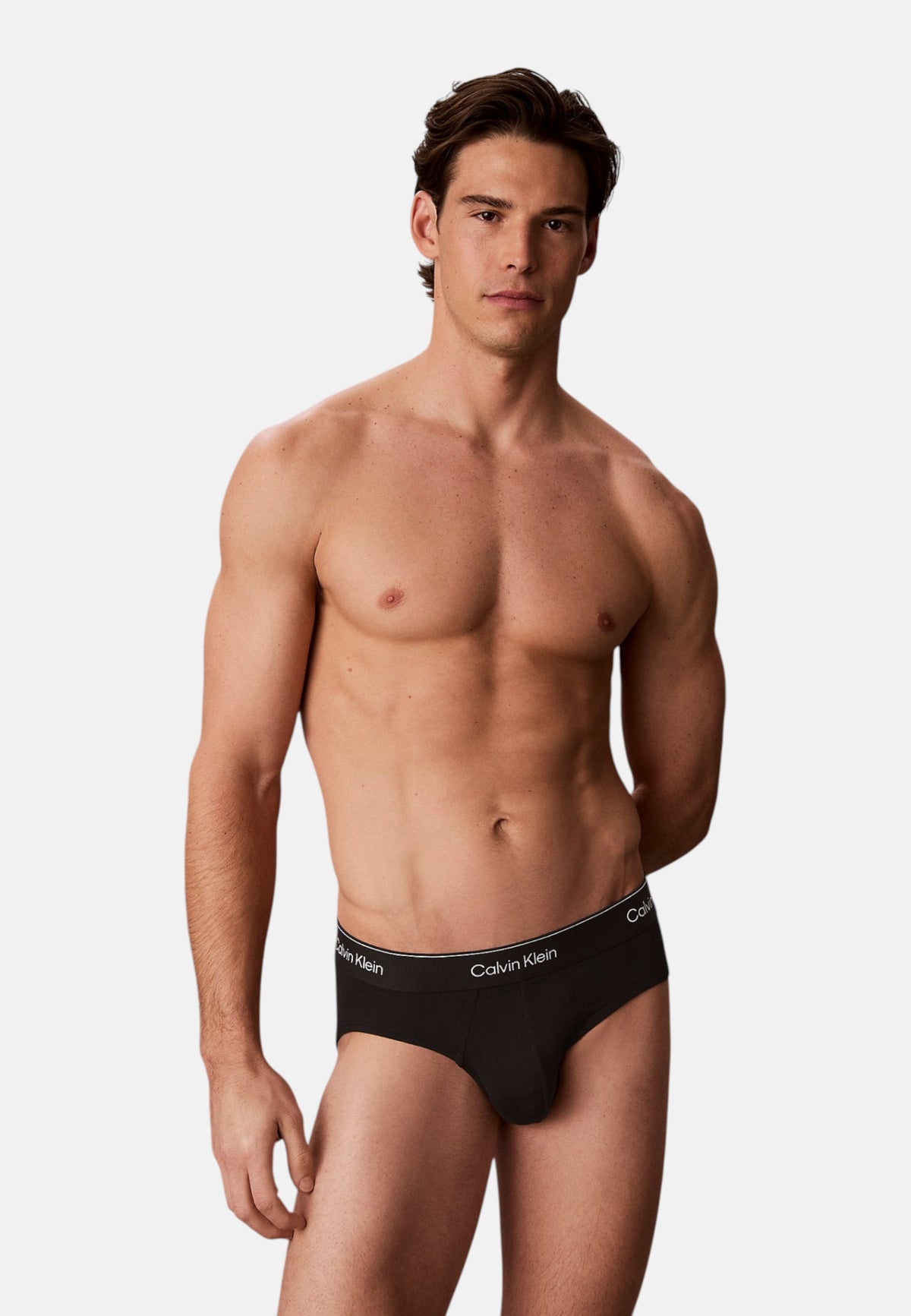 Slip Set Uomo Calvin klein Confezione 5 Pezzi, Vita Elastica Logata, Vestibilit� Aderente  LV00NB4287