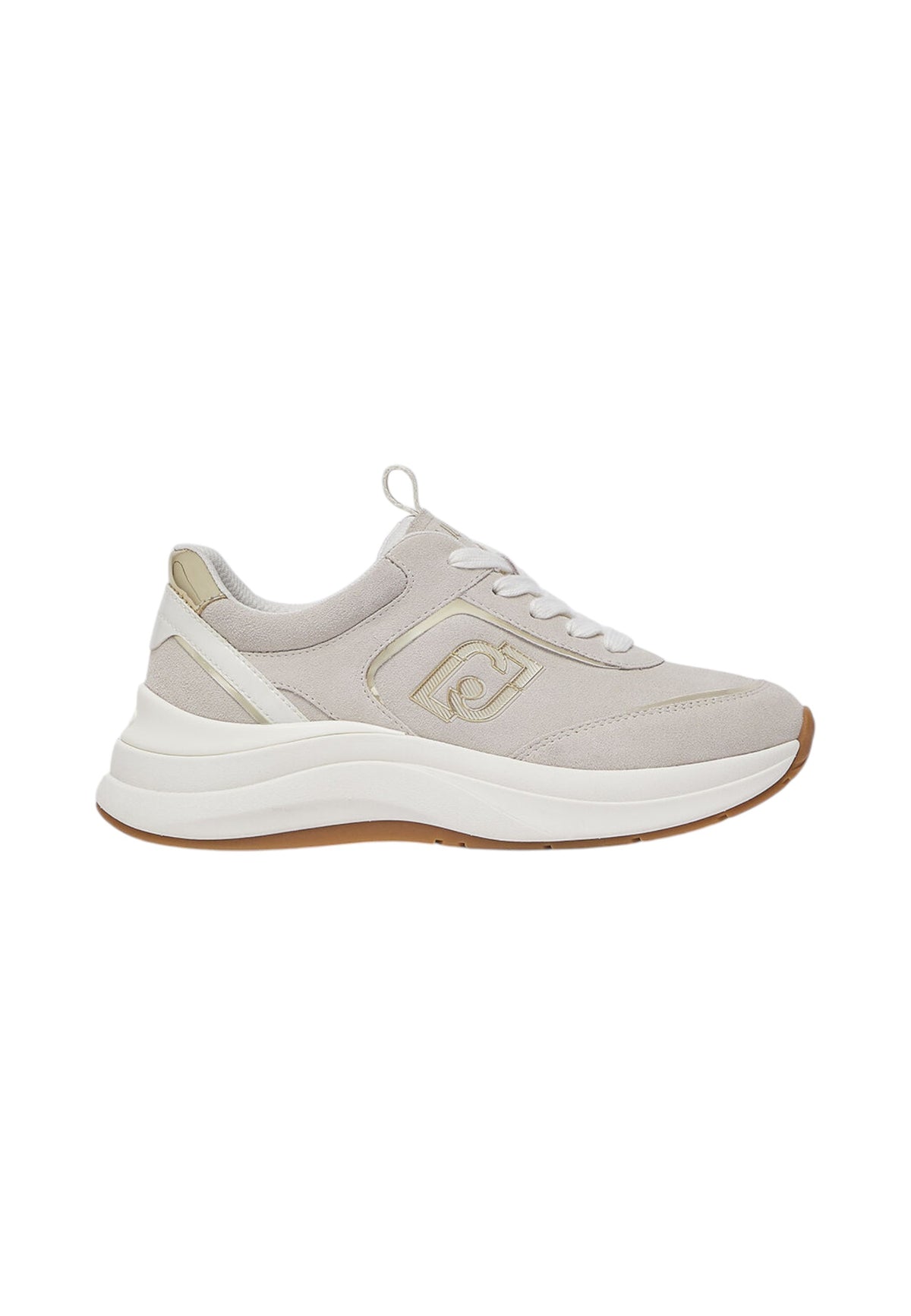 Sneakers Basse Donna Liu Jo In Pelle Scamosciata Con Platform E Logo Laterale Stardust 01 BF6029PX911