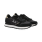 Sneakers Basse Donna Sun68 Stile Running, Nylon E Suede, Dettagli Laminati Ally Silver Gold Z46202